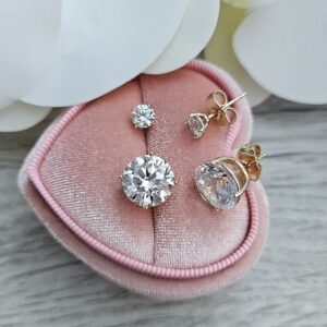 Borka bőrbarát srófos fülbevaló szett