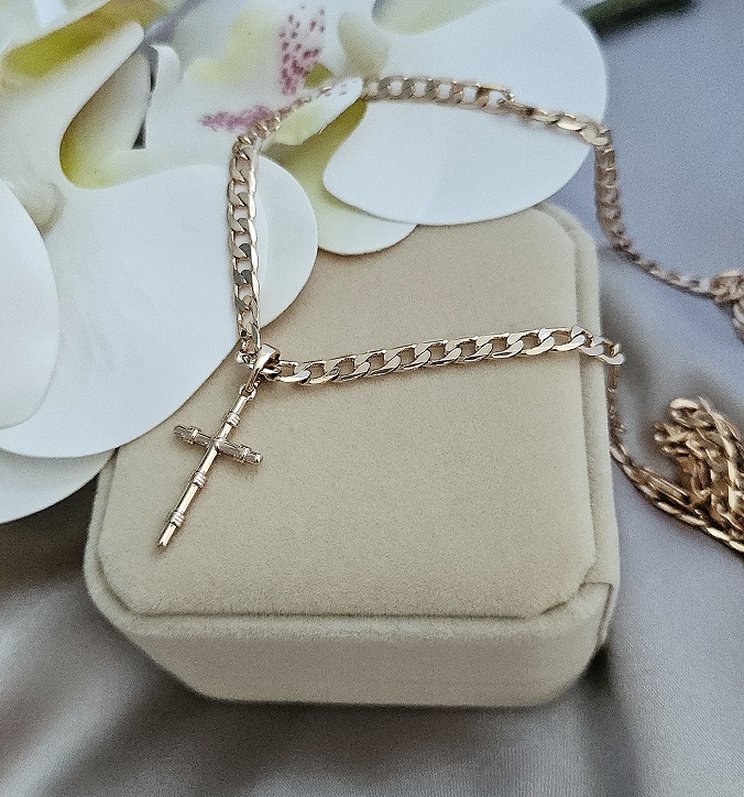 Aron orvosi fém férfi nyaklánc medállal - Image 3