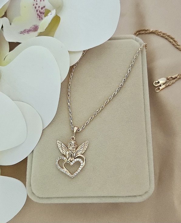 Antiallergén angyal szív nyaklánc - Image 2